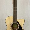Yamaha FSX800C Small Body Acoustic-Electric Guitar Natural front