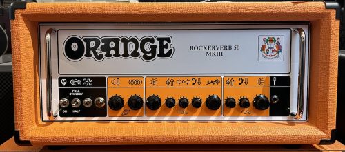 Orange Rockerverb 50 MKIII Two Channel Head Front
